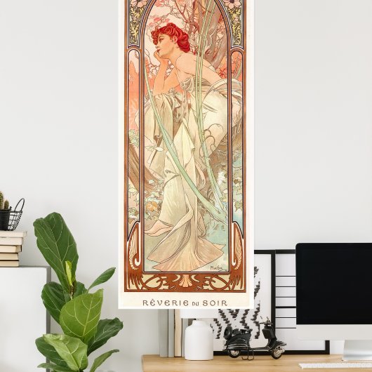 Alphonse Mucha ポスター (ホームオフィス)