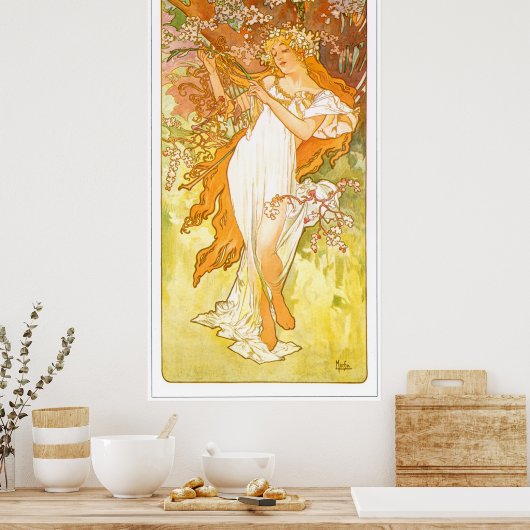 Alphonse Mucha ポスター (キッチン)