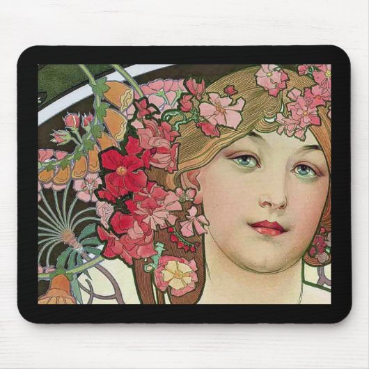 Alphonse Mucha マウスパッド (正面)