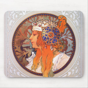 Alphonse Mucha マウスパッド