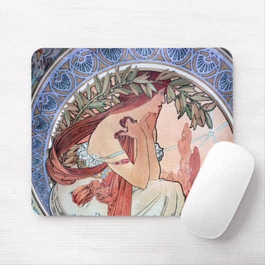 Alphonse Mucha マウスパッド (マウス)