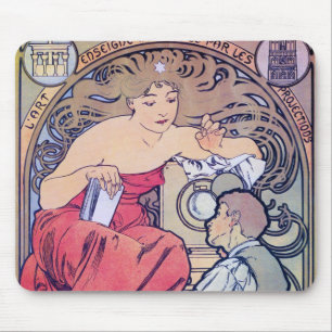 Alphonse Mucha マウスパッド