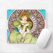 Alphonse Mucha マウスパッド (マウス)
