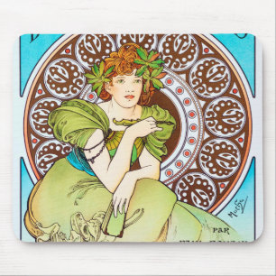 Alphonse Mucha マウスパッド