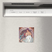 Alphonse Mucha マグネット (インサイチュ (食洗機))