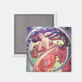 Alphonse Mucha マグネット (正面/裏面)