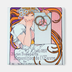 Alphonse Mucha マグネット