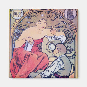 Alphonse Mucha マグネット