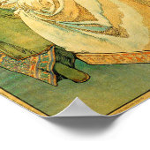 Alphonse Mucha Art Nouveau Princess Hyacinth ポスター (角)