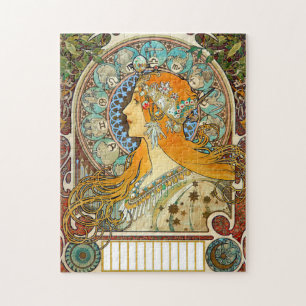 Alphonse Mucha Art Nouveau Zodiac ジグソーパズル