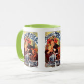 Alphonse Mucha , Bières de la Meuse , 1897 マグカップ (正面左)