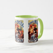 Alphonse Mucha , Bières de la Meuse , 1897 マグカップ (正面右)