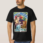 Alphonse Mucha, Bieres de la Meuse (1897), Art Nou Tシャツ (正面)