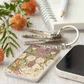 Alphonse Mucha Elegant Art Nouveau Stars Camellia キーホルダー (正面右)