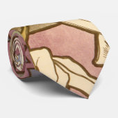 Alphonse Mucha Elegant Art Nouveau Stars Camellia ネクタイ (ロール)