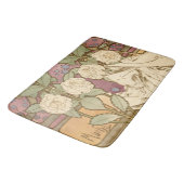 Alphonse Mucha Elegant Art Nouveau Stars Camellia  バスマット (アングル)