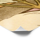 Alphonse Mucha Elegant Art Nouveau Stars Camellia ポスター (コーナー)