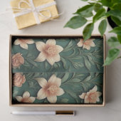 Alphonse Mucha Florals Opulence Sage Green Wedding 薄葉紙 (ギフト)