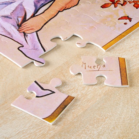 Alphonse Mucha - Four Seasons ジグソーパズル (側面)