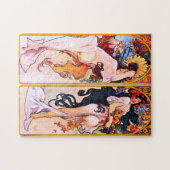 Alphonse Mucha - Four Seasons ジグソーパズル (横)