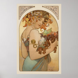 Alphonse Mucha Fruit 1897 CC0106 Poster ポスター