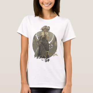 Alphonse Mucha - Morning star shirt Tシャツ