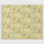 Alphonse Mucha Peonies Art Nouveau Floral Pattern ラッピングペーパー (フラット)