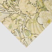Alphonse Mucha Peonies Art Nouveau Floral Pattern 薄葉紙 (詳細)