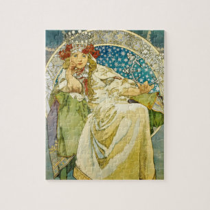 Alphonse Mucha Princess Hyacinth Art Nouveau ジグソーパズル