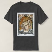 Alphonse Mucha Princesse de Tripoli Tシャツ (デザイン正面)