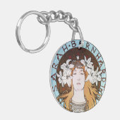 Alphonse Mucha - Sarah Bernhardt キーホルダー (正面左)