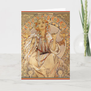 Alphonse Mucha - Slavia カード