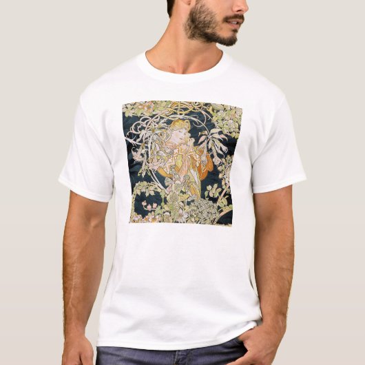 “Alphonse Mucha” Tシャツ (正面)