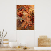 Alphonse Mucha - The Autumn - The Seasons ポスター (キッチン)