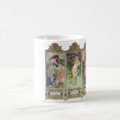 Alphonse Mucha , The four seasons コーヒーマグカップ (中央)