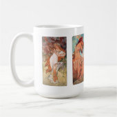 Alphonse Mucha , The four seasons コーヒーマグカップ (左)