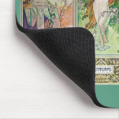 Alphonse Mucha , “ The four seasons ” マウスパッド (コーナー)