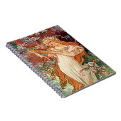 Alphonse Mucha, The Seasons (1896) Spring ノートブック (右側)