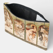 Alphonse Mucha The Seasons 1897 Art Nouveau アクセサリーポーチ (見開き)