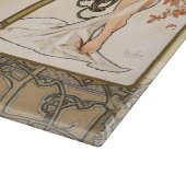Alphonse Mucha The Seasons 1897 Art Nouveau カッティングボード (角)