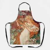 Alphonse Mucha, The Seasons, Spring エプロン (正面)