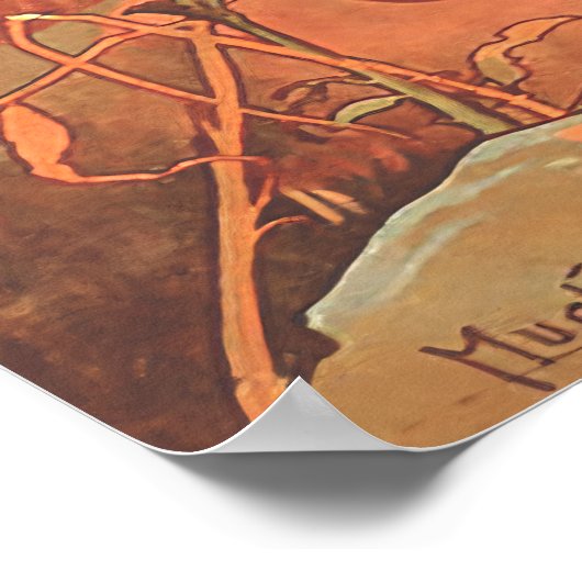 Alphonse  Mucha – The Summer –The Seasons ポスター (角)