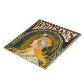 Alphonse Mucha Vintage Whitman's Ad タイル (側面)