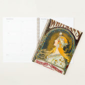Alphonse Mucha Vintage Whitman's Ad プランナー手帳 (ディスプレー)