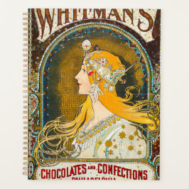 Alphonse Mucha Vintage Whitman's Ad プランナー手帳