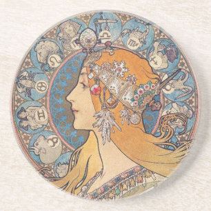 Alphonse Mucha , “Zodiac” コースター