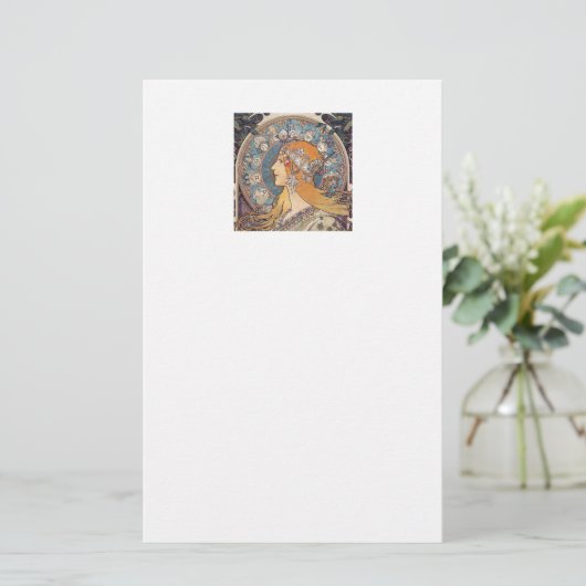 Alphonse Mucha , “Zodiac” 便箋 (スタンド正面)