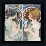 Alphonse Mucha's 2 Faces Vintage Poster ポスター<br><div class="desc">Alphonse Mucha's 2 Faces Vintage Poster vintage , victorian , art deco , retro , travel , alphonse , mucha , faces , collage , art , france , advertising , 1900 , 1890 , illustrations , elegant , wall , zazzle , antique , artists, 20, 30, 40, 50, 60,...</div>