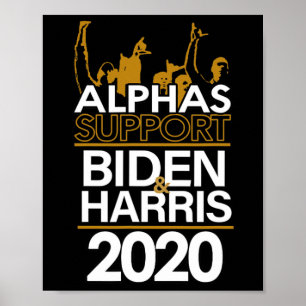 Alphsサポートバイデン氏とハリス2020 大統領の ポスター