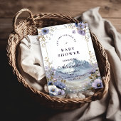 Alpine Bloom Serenity Baby Shower 招待状